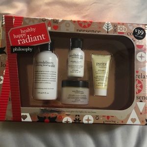 Philosophy 4 piece facial set.